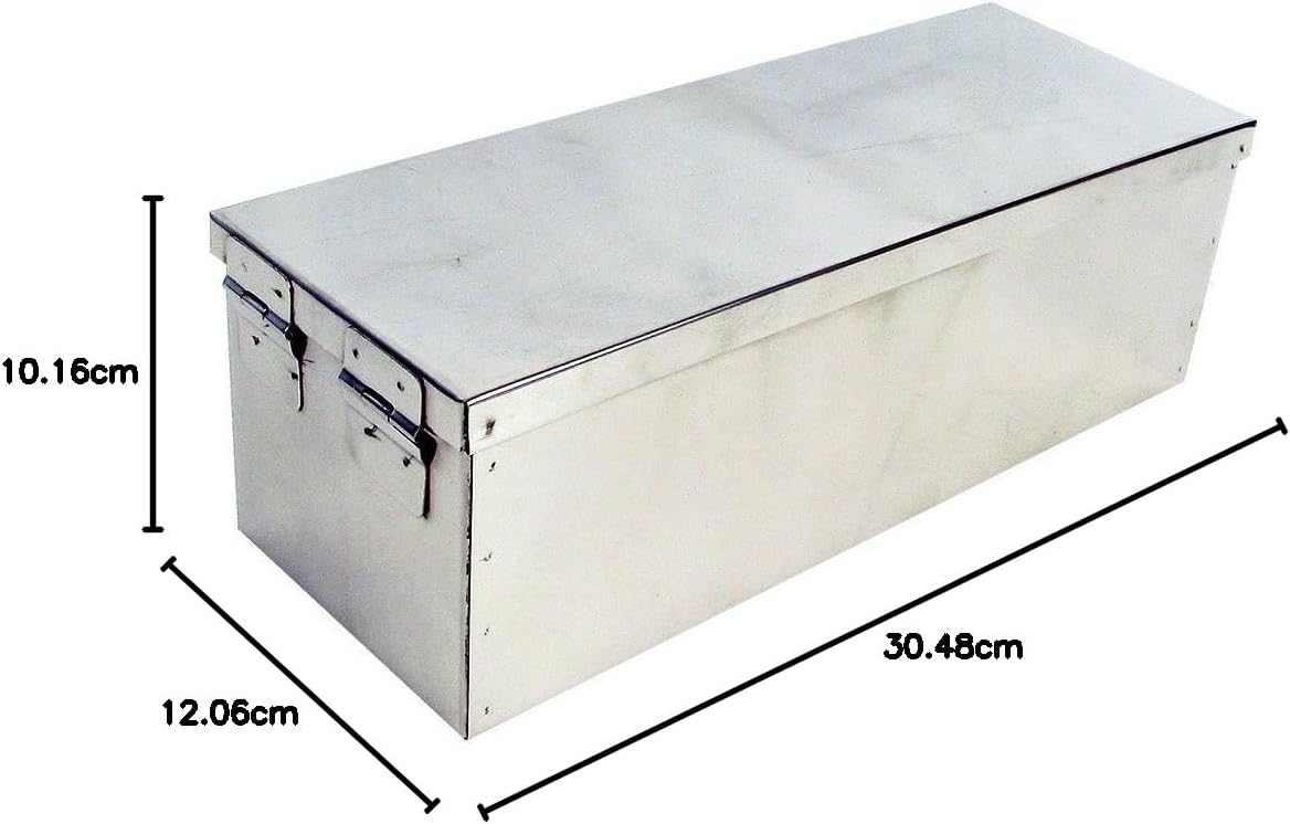 Stalwart 75-005 Metal Storage Lock Box, 12"