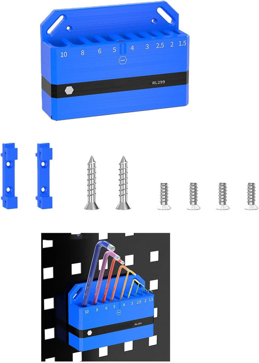 Organiseur De Clés à Main - Présentoir De Clés Hexagonales En Forme De L - Outil Durable - Facile à Utiliser - Étagère De Rangement Pour Clé Hexagonale En Forme De L