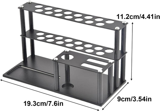 GENERIC Support De Rangement Pour Tournevis De Bureau | Organiseur D'outils Avec Plateau à Vis Intégré | Porte-tournevis Multifonction Pour Pinces, Ciseaux Et Petits Outils De Réparation | Parfait Pour