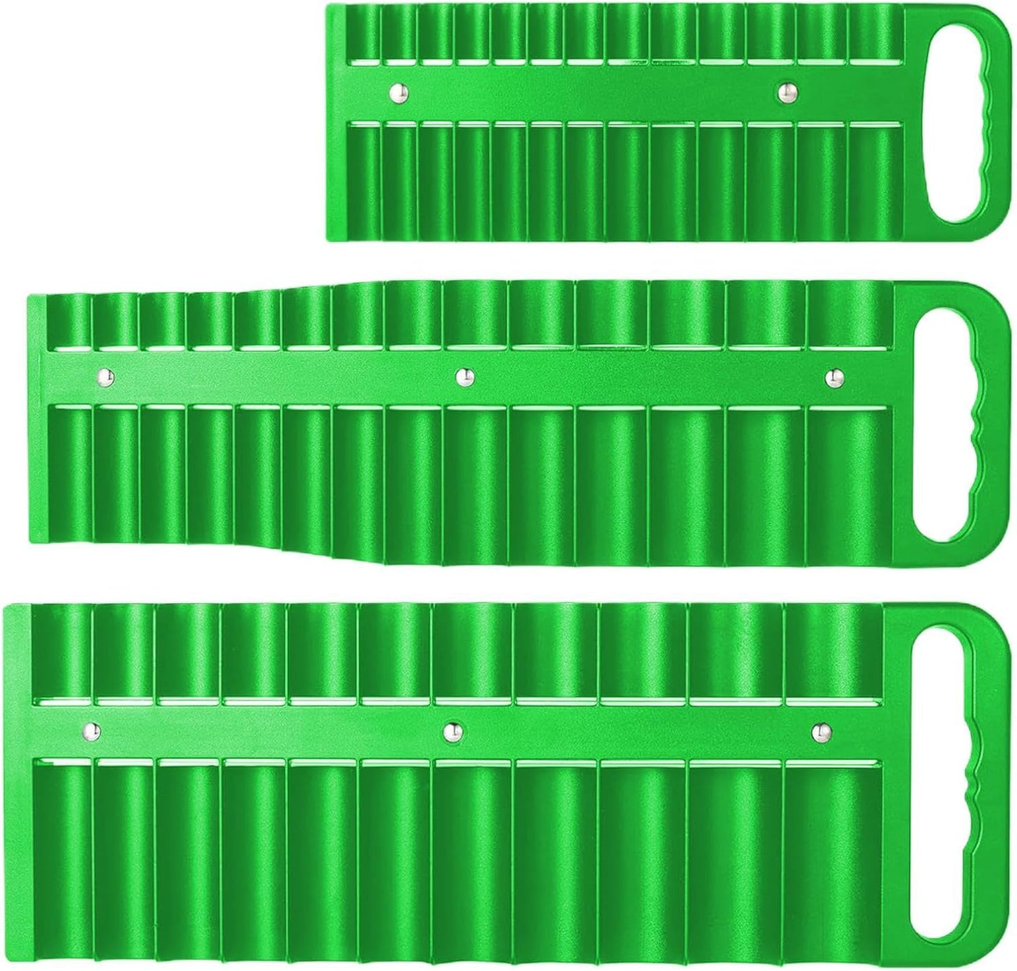 GENERIC Lot De 3 Organiseurs De Douilles Magnétiques, Porte-outils Portables Pour Prises, Organisateur De Douilles Magnétiques Pour Garage, Atelier, Idéal Pour Les Mariages Et Les Anniversaires