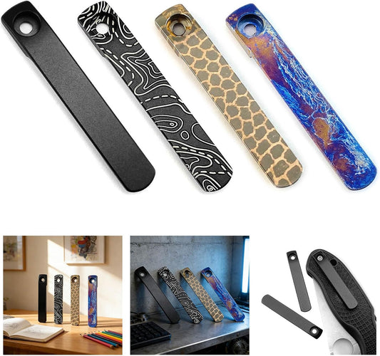 Pince Arrière En Alliage Métallique Légère Pour Un Transport Facile Avec Clip De Poche En Option Couleur