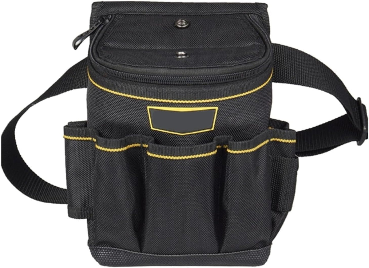Sac à Outils De Voyage En Toile Pour Garage 18 Poches Ceinture Fonctionnelle électricien Pour Divers Projets De Clip En Métal