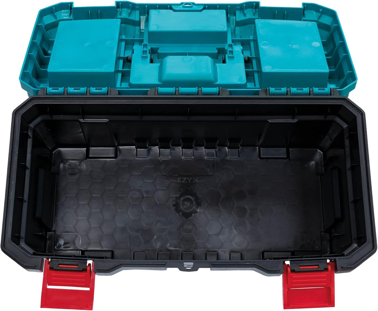 TOTAL - Boîte De 32 Outils 17" (43 Cm) | Pince, Clé, Tournevis Et Marteau Avec Tire-lave | Flexomètre, Embouts Et Arc De Scie | Testeur De Tension