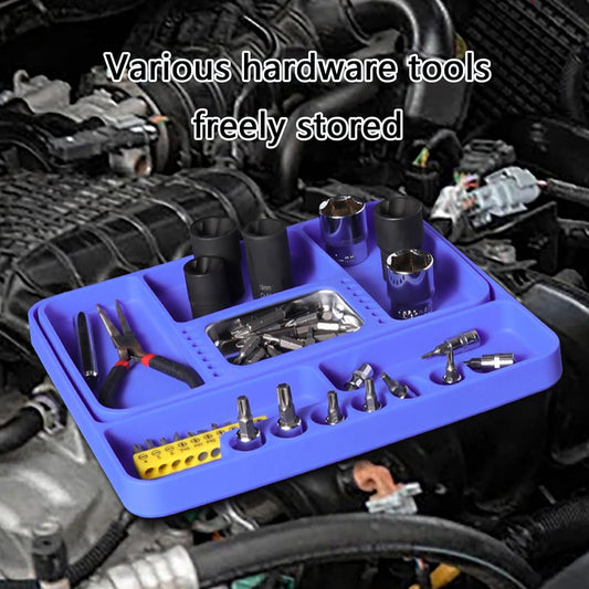 Plateau à Outils En Silicone Facile à Nettoyer - Organisateurs Flexibles Pour Une Installation Et Une Réparation Efficaces Dans Divers Environnements - Rangement D'outils Portable