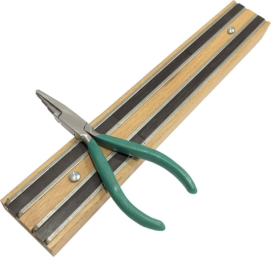 Jewellers Tools Porte-outils Magnétique 300 Mm : Système De Rangement En Bois (720)