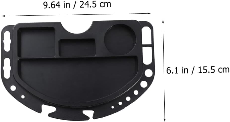  Gatuida Palette De Réparation Vélo 2 Pièces En PC Noir Support Multi-grilles Montable Pour Garage Et Abri, Porte-Outils Pratique Pour Entretien De Vélos De Route Et Plage