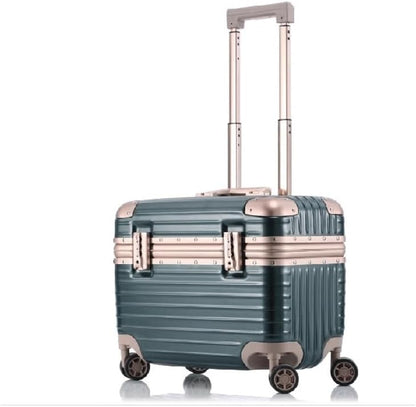  Coffret à Outils Boîte à Outils En Métal For La Maison, Valise De Photographie, Bagages Du Capitaine, Boîte Maquillage 18 Pouces, Rangement Voyage, Portable D'extérieur(Silver)