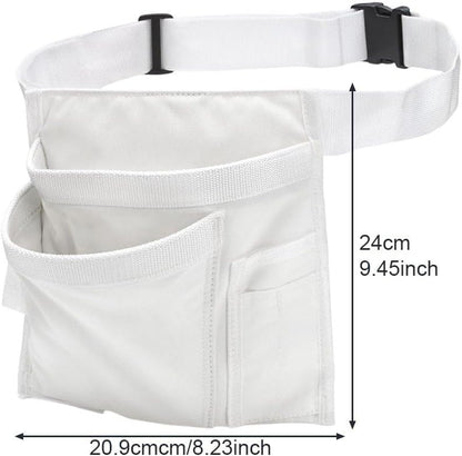 Ceinture Porte-Outils À Poches Multiples En Tissu Oxford, Sacoche Utilitaire Simple Face, Tablier Léger Ajustable Pour Charpentier Jardinier