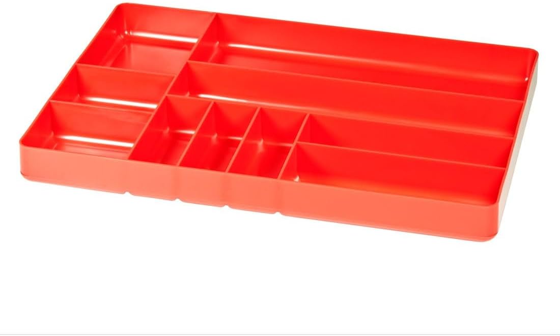  Ernst MFG Organiseur De Tiroir à 10 Compartiments : Plateau Empilable Robuste Pour L'organisation Des Outils De Garage Automobile – Boîte à Outils Discrète – Écrous Et Boulons, Outils, Pièces, Facile