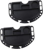  Gatuida Palette De Réparation Vélo 2 Pièces En PC Noir Support Multi-grilles Montable Pour Garage Et Abri, Porte-Outils Pratique Pour Entretien De Vélos De Route Et Plage