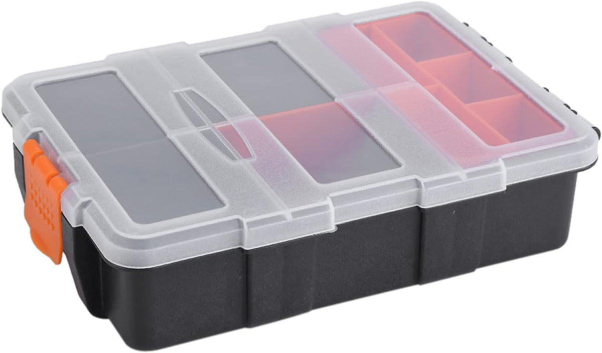  Boîte De Rangement à Deux Couches En Plastique Robuste Pour Petites Pièces