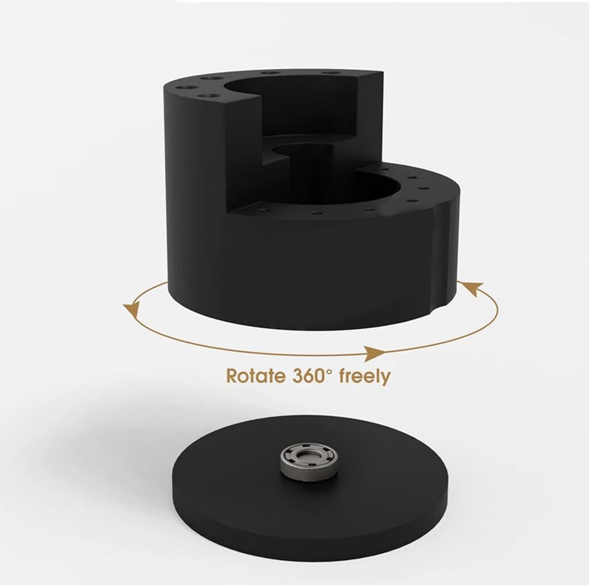  Boîte De Rangement, Tournevis Titulaire 360 Degrés Rotation Tournevis En Plastique Boîte De Rangement Outil Organisateur