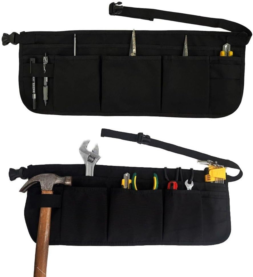  Ceintures Porte-Outils Avec Poches, Tablier Porte-Outils, Pochette Pour Menuiserie, Pochette Polyvalente Pour Hommes Femmes