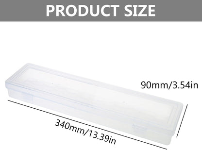  Boîte à Outils Multifonction De 35,6 Cm Offrant Un Grand Espace De Rangement, Organiseurs De Pièces Rectangulaires De Grande Capacité Pour Un Tri Facile, étui De Rangement Transparent
