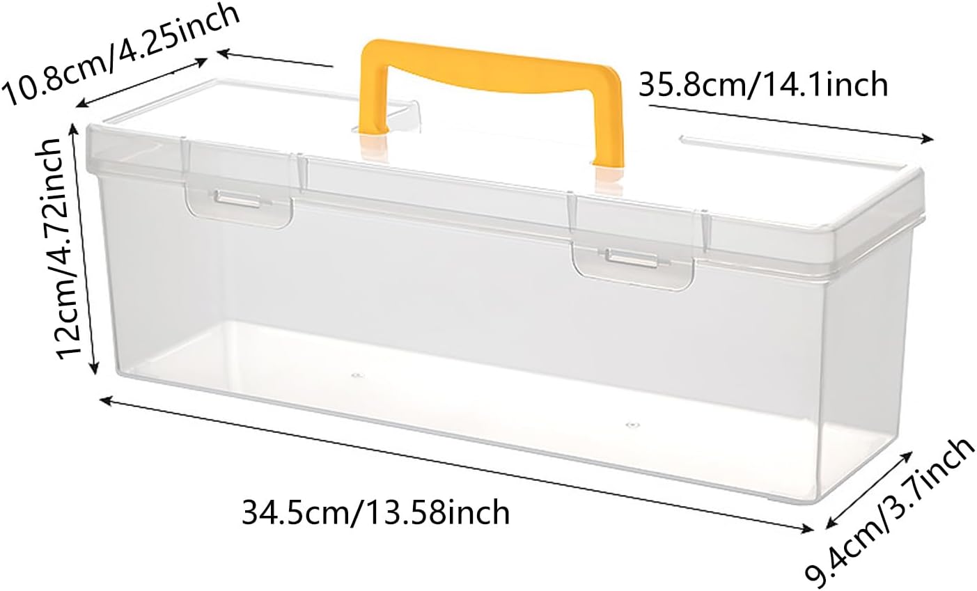  Boîte De Rangement Multifonction Portable Avec Compartiment Amovible Pour Voiture, Camping, Outils Ménagers, Boîte à Outils