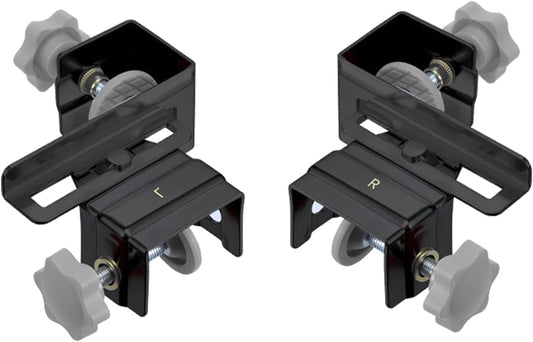  Pinces De Fixation Robustes En Acier Inoxydable Adaptées à Plusieurs Portes D'armoire Pour Une Installation Rapide Par Tous Les Utilisateurs. Pinces Polyvalentes