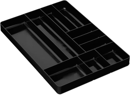 Ernst Manufacturing Lot De 2 Plateaux De 10 Compartiments Pour L'organisation Des Tiroirs De Boîte à Outils – Noir