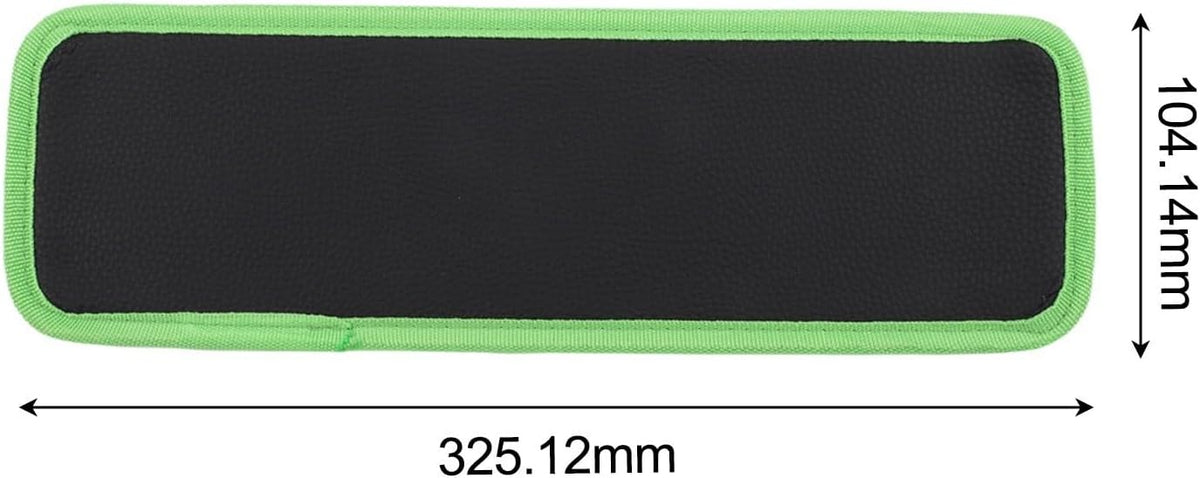 Ensemble De Tapis Porte-outils Magnétique Pour Réparation De Voiture Avec Finition Verte Et Noire Et Trois Tailles Dont 190 X 150 Mm, 230 X 110 Mm, 330 X 255 Mm Pour L'organisation De Garage Et