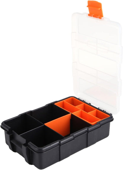  Boîte De Rangement à Deux Couches En Plastique Robuste Pour Petites Pièces