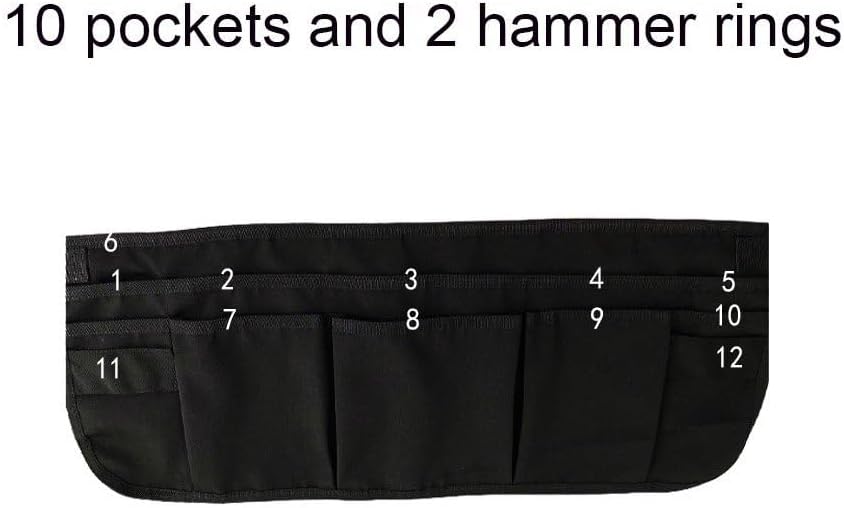  Ceintures Porte-Outils Avec Poches, Tablier Porte-Outils, Pochette Pour Menuiserie, Pochette Polyvalente Pour Hommes Femmes