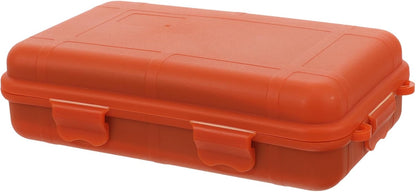  Ciieeo Boîte Trousse Conteneur D'outils Conteneur De Stockage D'outils Boites De Stockage Camping Stockage Extérieur De Plein Air Équipement De Survie Plastique Orange