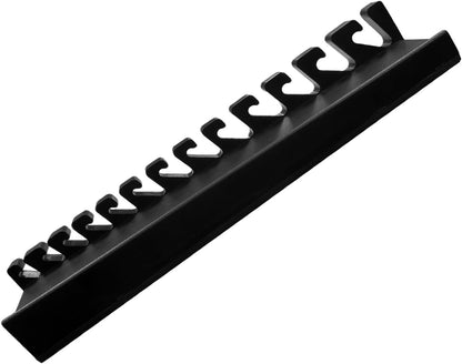  Support De Clé Magnétique Avec Ventouse Puissante Pour 10 à 13 Emplacements, Organiseur D'outils à Main, Rouge Et Noir, Matériau ABS Pour Garage, Atelier, Support Mural Portable Pour Outils à Main