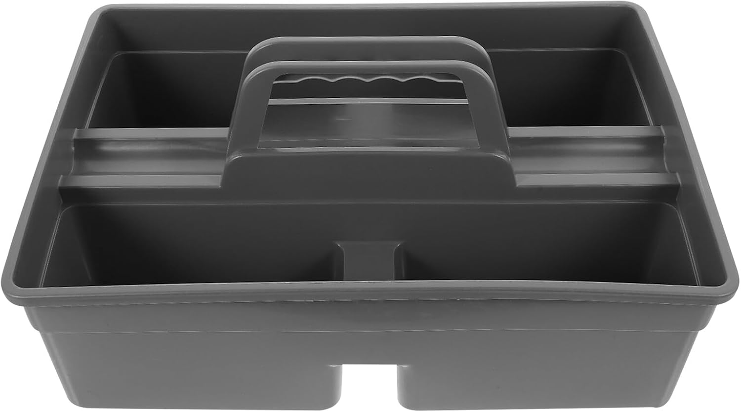 Cabilock Boîte De Rangement Portable En Plastique Gris Avec Poignée Organisateur D’Outils De Nettoyage Multifonction Pour Maison Et Voiture Étui De Transport Résistant Aux Chocs