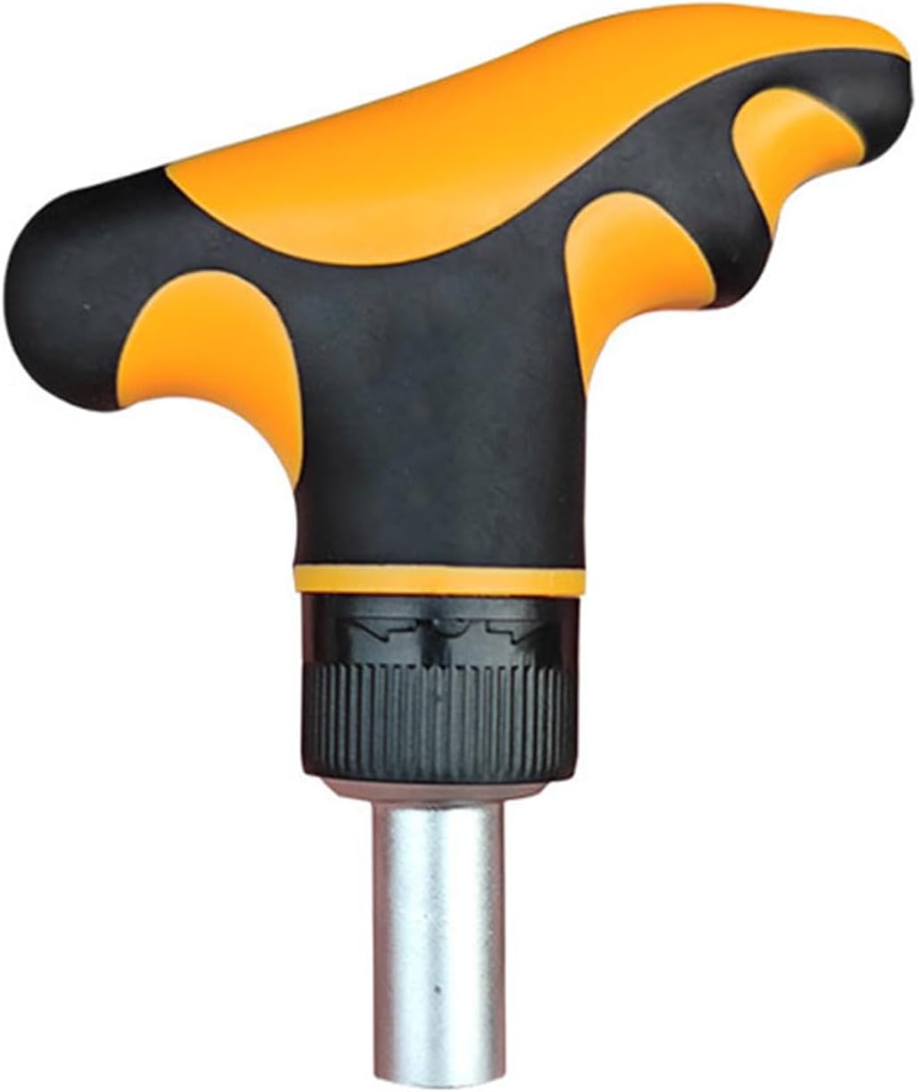  Tournevis à Cliquet Avec Poignée En T 6,35 Mm - Poignée En T Avec Rallonge De 6,35 Mm - Porte-foret électronique - Outil De Réparation