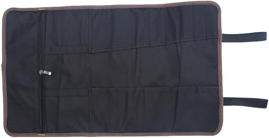  Healeved Pochette à Fermeture Éclair Noire Étanche Pour Outils Protection Antirouille En Tissu, Organisateur Compact Enroulable Pour Camping Et Petits Outils