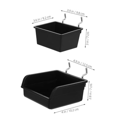  Gatuida 4pièces Porte-clés Support Mural Pour Perceuse Et Porte-tournevis Avec Bac Pour Panneau Perforé Organisateurs Pour Garage Et Boîte à Outils
