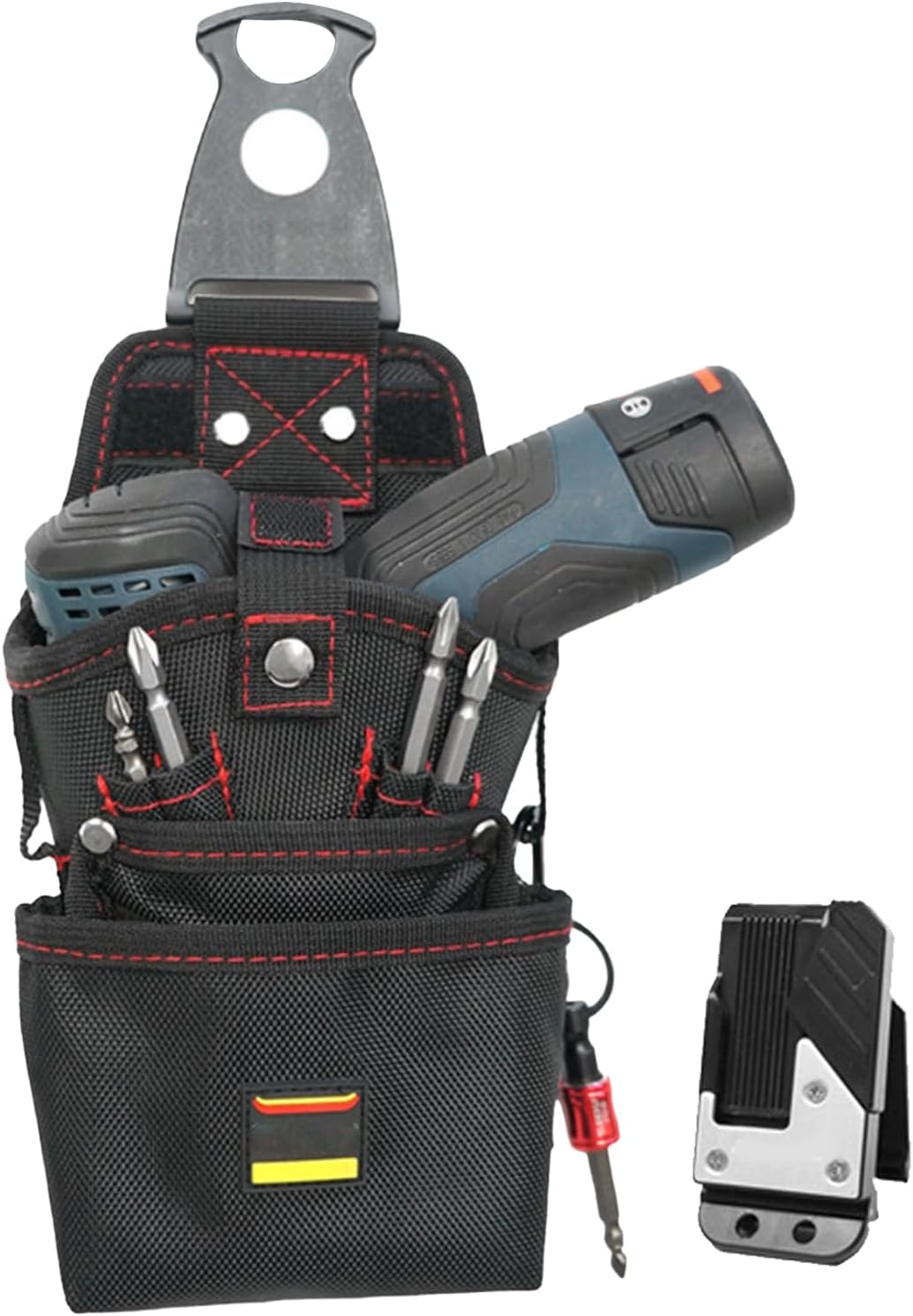  Sac à Outils De Ceinture | Sac Porte-Outils Ceinture Aimanté - Pochette à Vis Réglable Organisateur Pour Électricien, Porte-Perforateur Électrique Imperméable Pour Atelier De Menuiserie Et