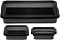  Sourcing Map Lot De 3 Plateaux Magnétiques Pliables De 3 Tailles Différentes Pour Petites Pièces Métalliques Rectangulaires En Silicone Pour Fixer Vis, Boulons, écrous, Rondelles, Broches, Noir