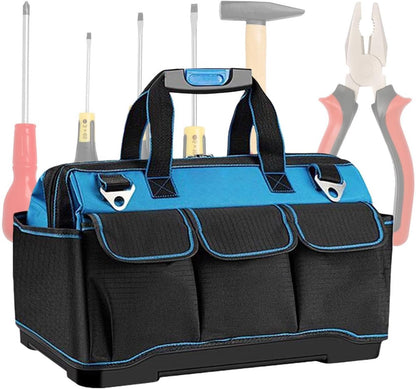 GENERIC Sac à Outils Organisateur | Oxford Résistant Imperméable Multi-poches | Sac À Outils Mécanicien Portable,pour Travaux De Construction Maison Garage Atelier Papa électricien Mécanicien