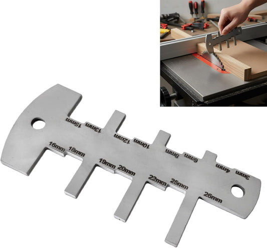  Jauge De Hauteur à Double échelle Pour Le Travail Du Bois Pour Une Table De Toupie Précise Et Un étalonnage D'outil, étalonnage De La Scie à Table Et Ajustements D'atelier