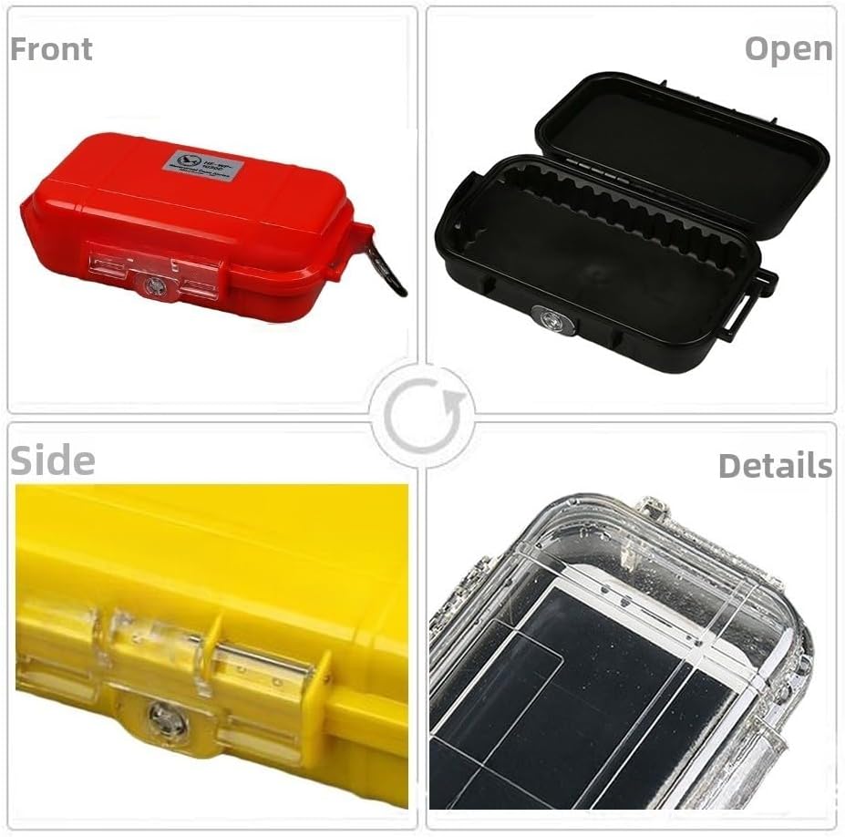  Boîte De Rangement à Outils Résistante Aux Intempéries En ABS Résistant Aux Chocs, Avec Rembourrage Intérieur Réglable Pour Un Transport Sûr, Design étanche Pour équipement Et Appareils D'extérieur