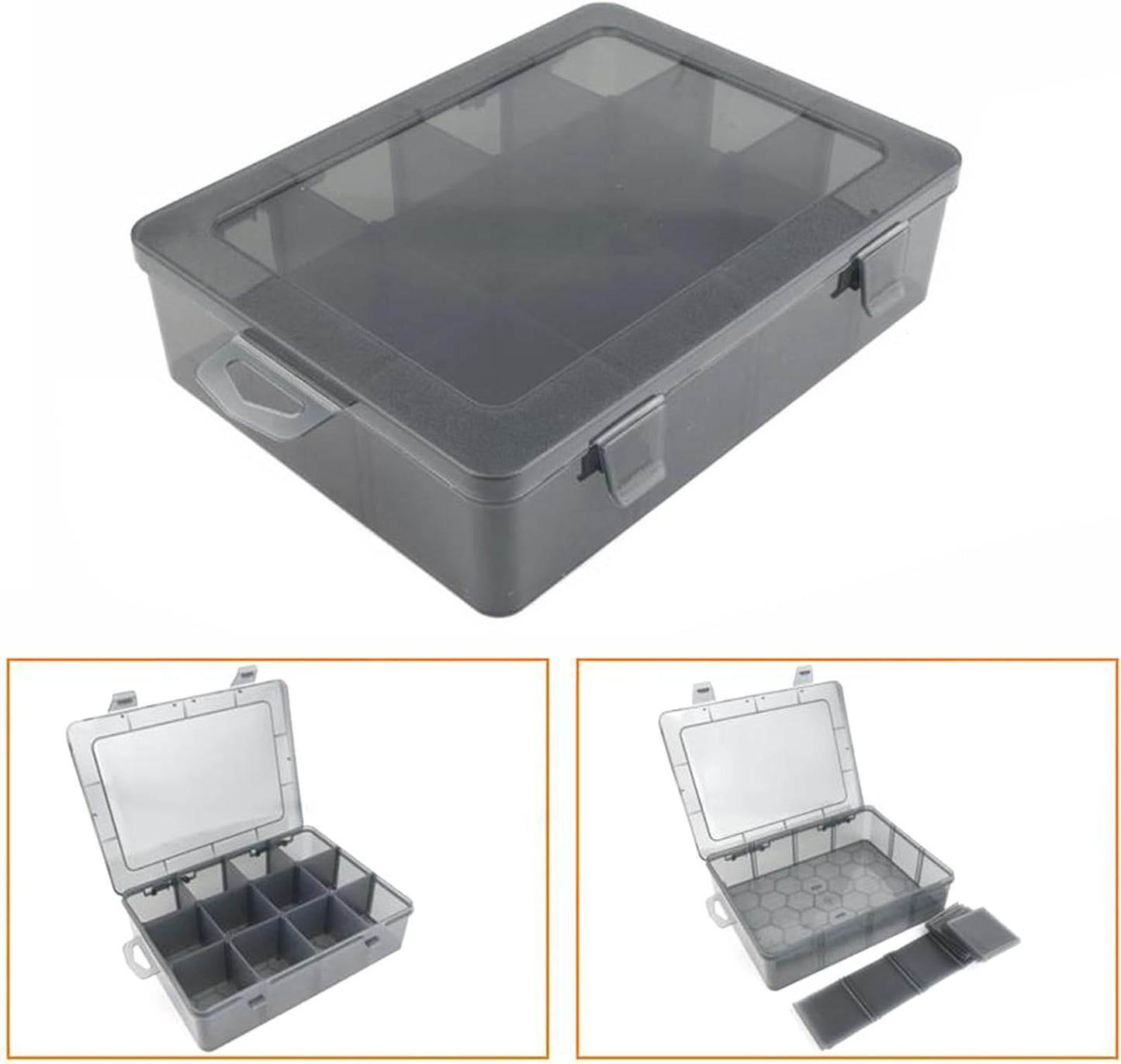  Boîte à Outils De Rangement Portable Pour Petites Pièces Avec Séparateurs Amovibles Pour Vis, Vis Et écrous