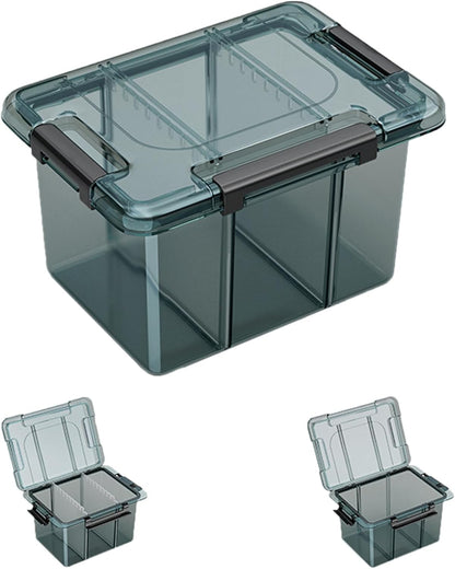  Boîte De Rangement Multi-usage Avec Compartiments Flexibles Pour La Maison, Le Garage Et Le Bureau Boîte De Rangement à Outils Avec Séparateurs