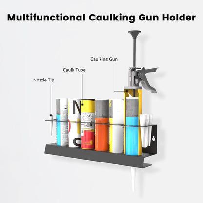  Support Pour Tube De Mastic - Rack De Rangement Pour Cartouches - Support Mural Pour Cartouches Et Aérosols Garage Atelier