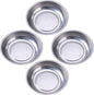  Gatuida Lot De 4 Bols Porte-pièces Magnétiques Ronds En Acier Inoxydable Pour Vis Et Outils, Adhérence Sécurisée Base En Caoutchouc Anti-rayures, Pour Atelier Et Usage Professionnel