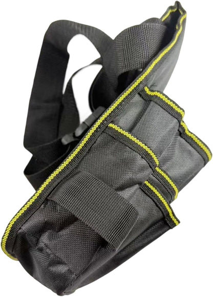  Ceinture à Outils Multifonctionnelle Pour électricien, Sac De Taille Réglable, Tissu Polyester Robuste Avec Plusieurs Poches Utilitaires, Organiseurs D'outils En Polyester