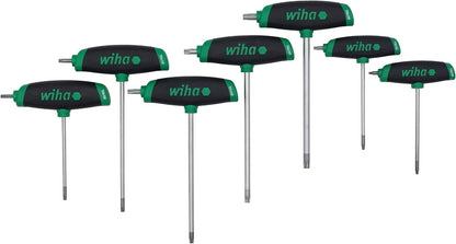  Wiha 36489 Lot De 7 Plateaux SoftGrip Dual Drive Torx Avec Poignée En T