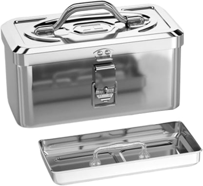  Boîte De Rangement Rigide En Acier Inoxydable Pour Outils Mécaniques