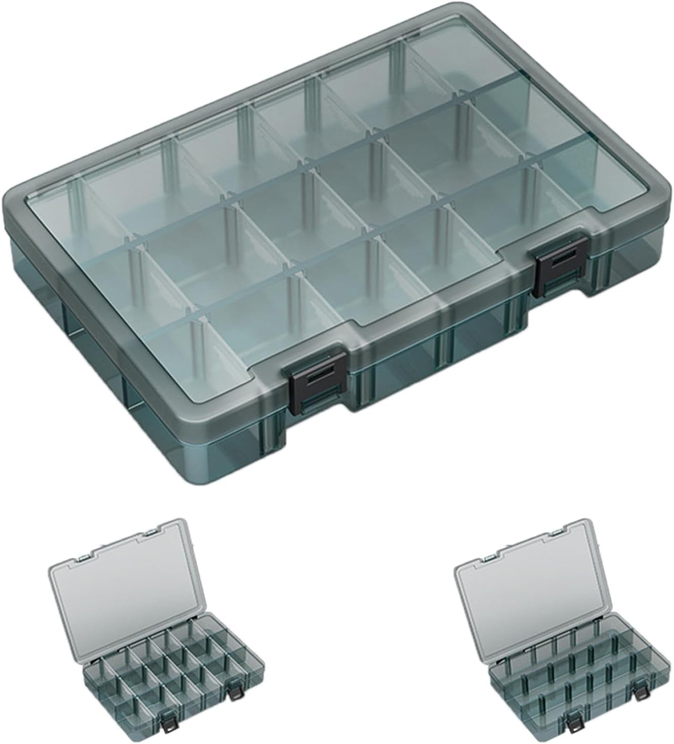  Boîte De Rangement Multi-usage Avec Compartiments Flexibles Pour La Maison, Le Garage Et Le Bureau Boîte De Rangement à Outils Avec Séparateurs