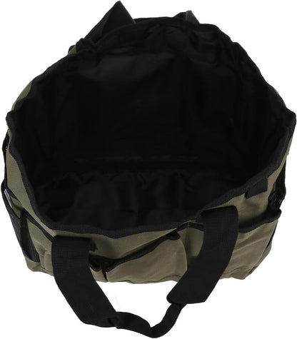  Cocoarm Sac Fourre-Tout D'extérieur En Tissu Oxford, Organisateur D'Outils De Jardin 46 X 25 Cm Avec 11 Poches, Doublure Imperméable, Sac De Rangement à Main Pour Le Jardinage, Le Travail Dans La