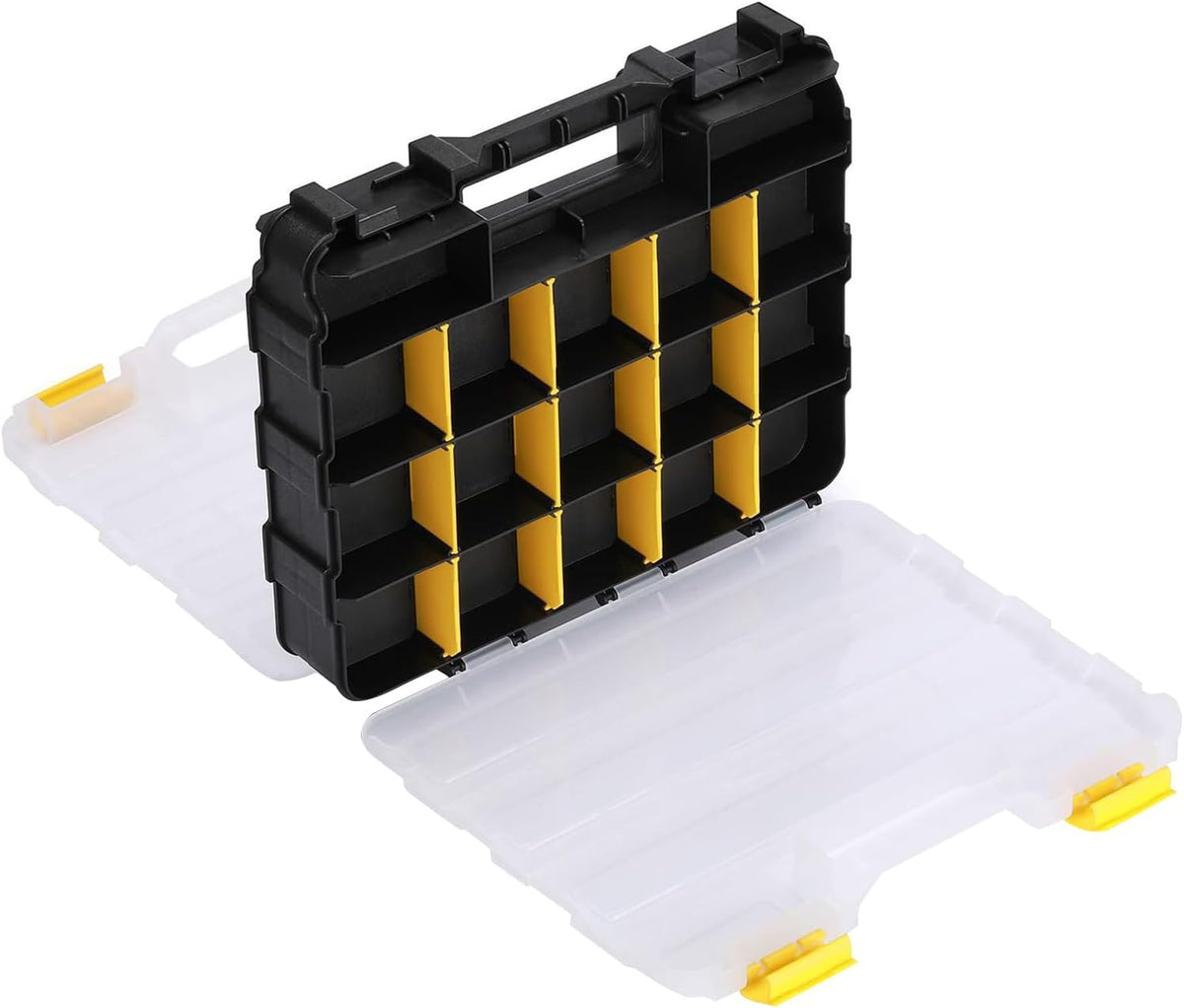 GENERIC Organiseur De Vis – Boîte De Rangement à 34 Compartiments Pour Clous, Vis, Boulons, Petites Pièces Pour Noix, Perles, Bijoux, Articles De Pêche, Garage, Bureau, Maison, Atelier, électriciens