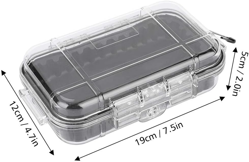  Boîte De Rangement En Plastique étanche Et Résistante Aux Chocs - Pour L'extérieur - Étanche Et Hermétique - Avec Coque Rigide - Boîte De Transport - 4 Couleurs (transparent)