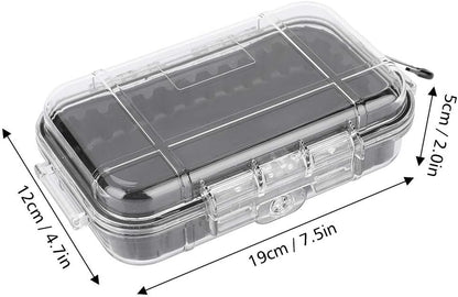  Boîte De Rangement En Plastique étanche Et Résistante Aux Chocs - Pour L'extérieur - Étanche Et Hermétique - Avec Coque Rigide - Boîte De Transport - 4 Couleurs (transparent)