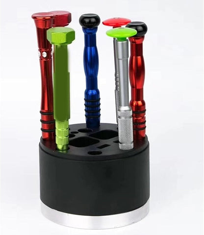  Boîte De Rangement, Tournevis Titulaire 360 Degrés Rotation Tournevis En Plastique Boîte De Rangement Outil Organisateur
