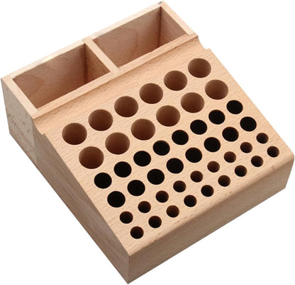 GENERIC Boîte à Outils,Stand à Perforation En Cuir | Boîte De Rangement En Bois Pour Outils En Cuir,Usage Domestique Et Artisanal Pour Les Femmes Et Les Hommes