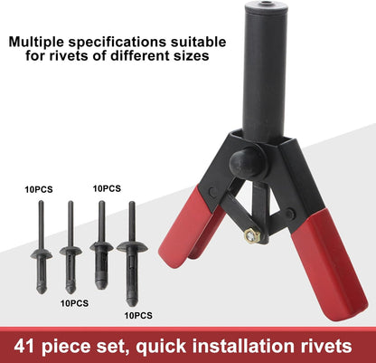  Ensemble D'outils De Rivetage Manuel De Fixation - Plusieurs Tailles Pour Assemblage Automobile Et Meubles